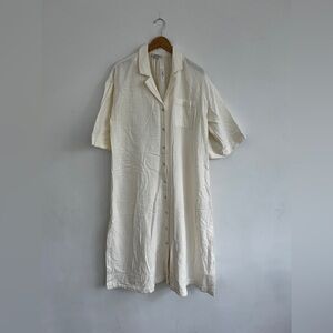 Madewell Cream Gauze Dress